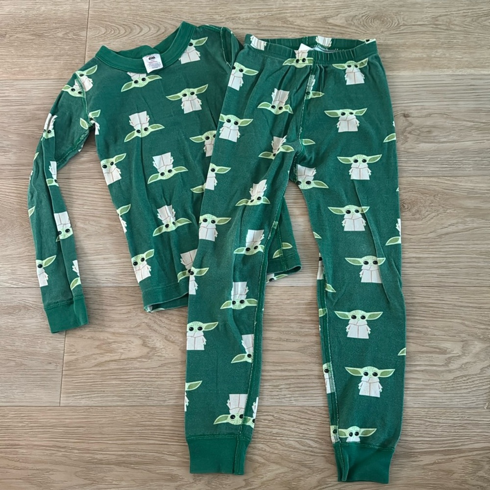 Hanna Anderson Baby Yoda Pajamas